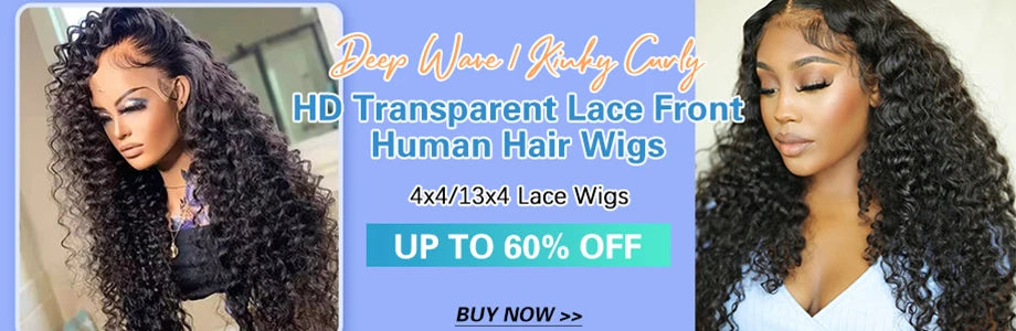 Kinky Curly 13x4 Lace Front Human Hair Wigs