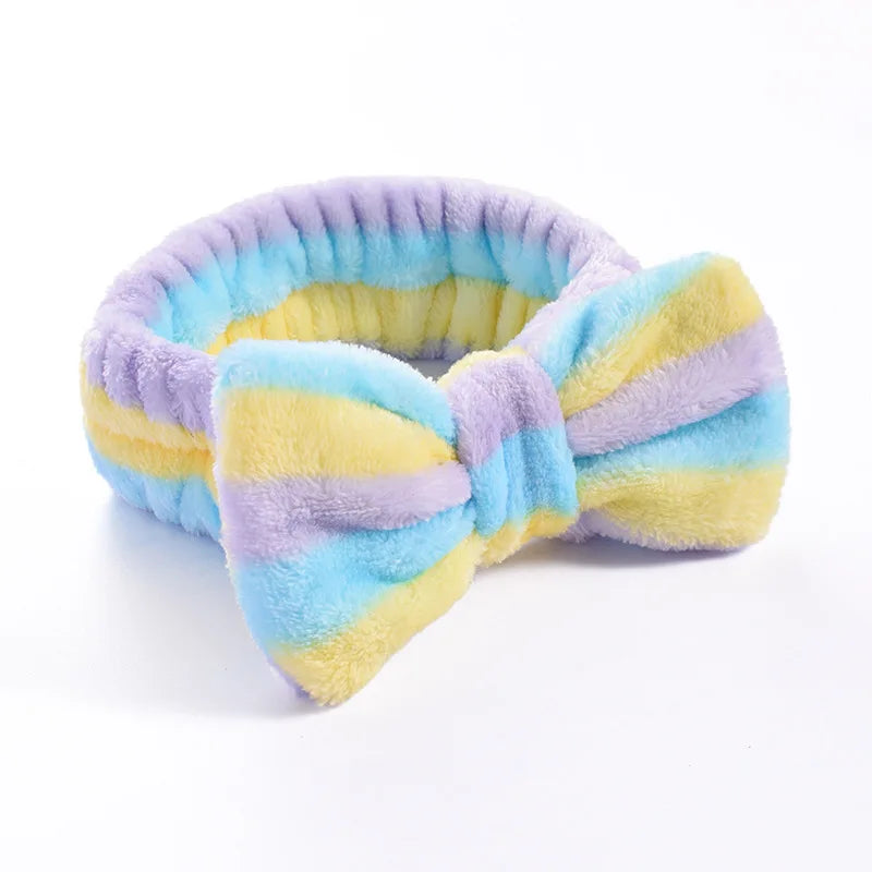 Wash Face Soft Hair Holder Elastic Top Knot Hairbands