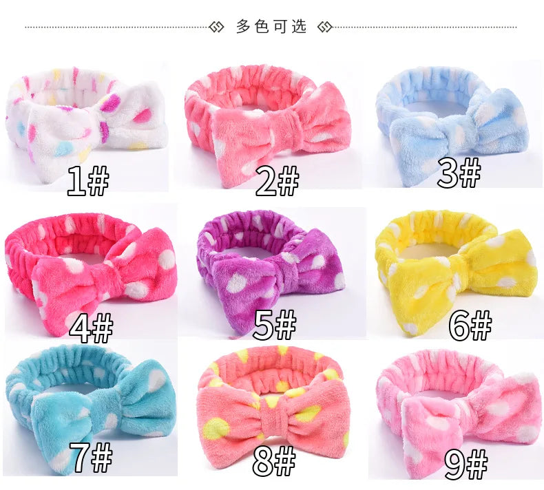 Wash Face Soft Hair Holder Elastic Top Knot Hairbands