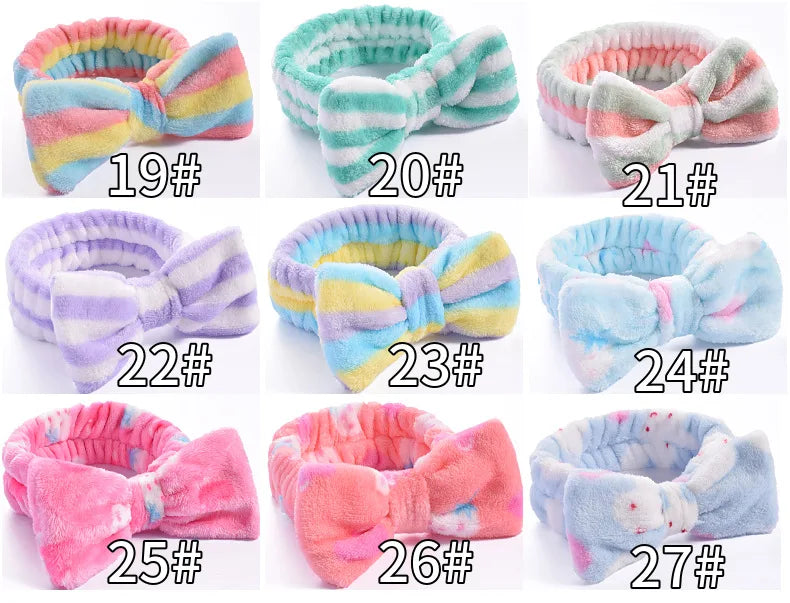 Wash Face Soft Hair Holder Elastic Top Knot Hairbands