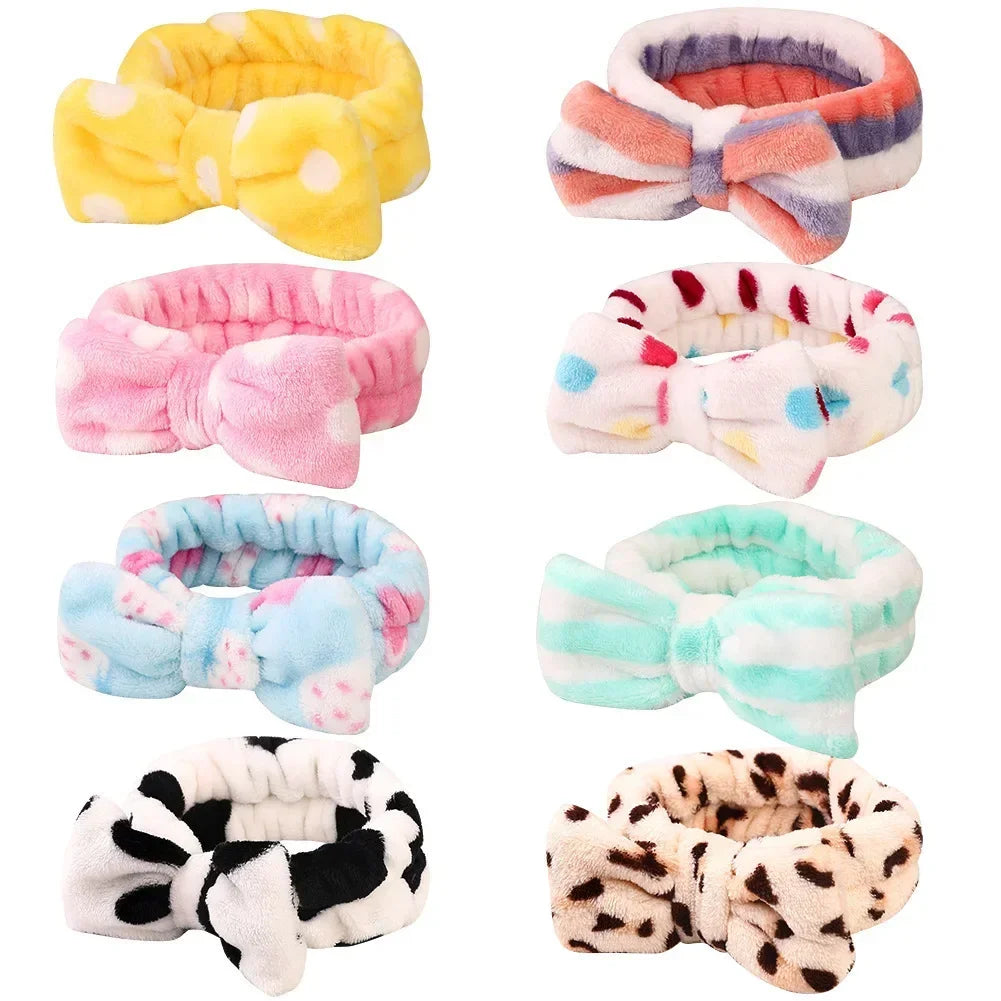 Wash Face Soft Hair Holder Elastic Top Knot Hairbands