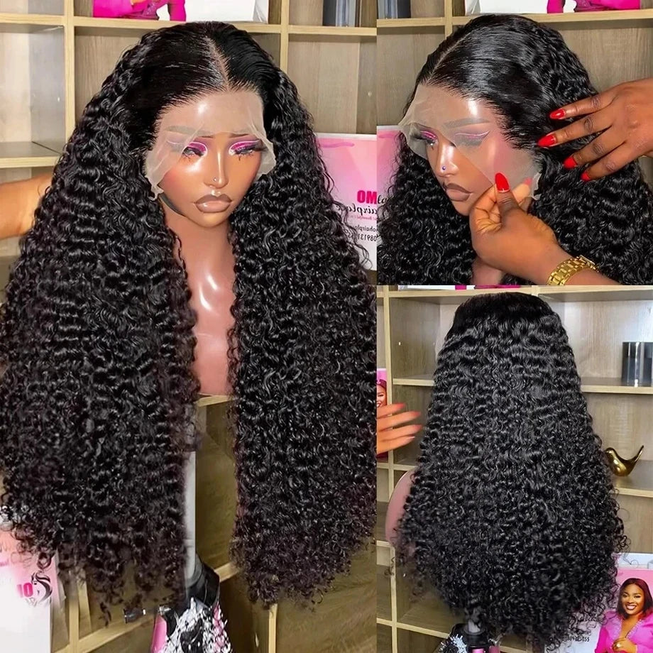 Kinky Curly 13x4 Lace Front Human Hair Wigs