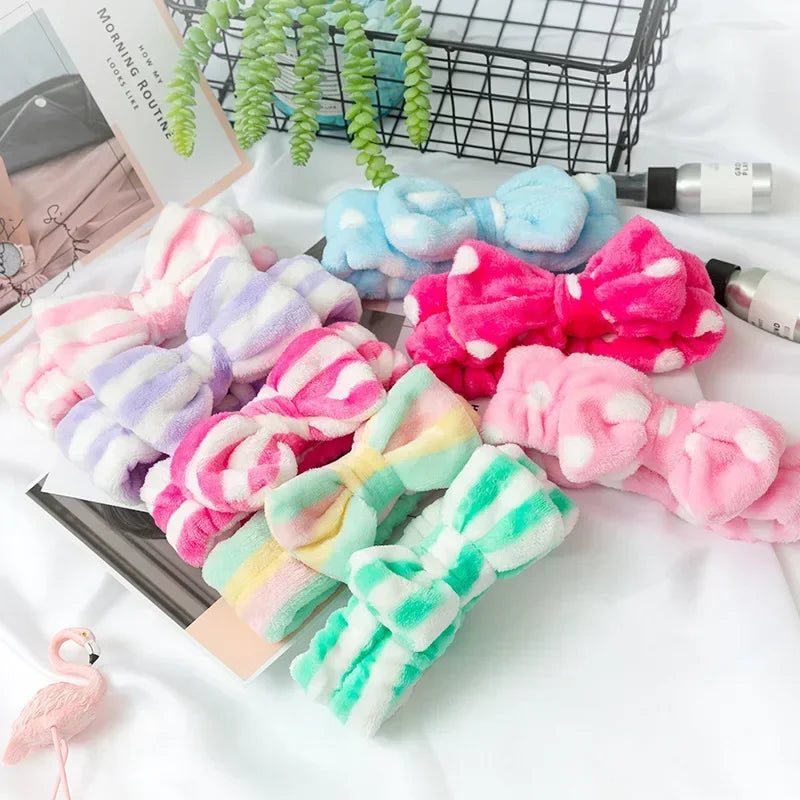 Wash Face Soft Hair Holder Elastic Top Knot Hairbands